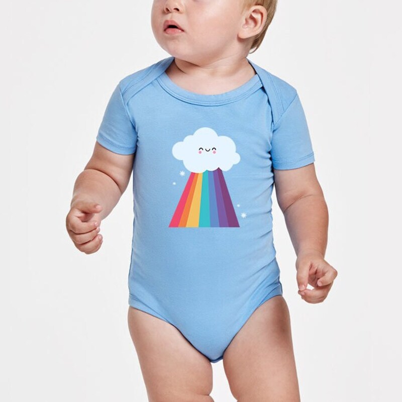Baby Rainbow Clouds Sweatshirt and Pants Set