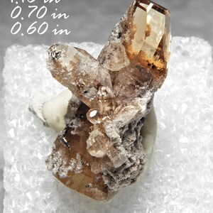 Topaz + Pseudobrookite (Gem) Location: Thomas Range Juab Co. Utah.