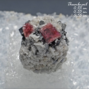 Rare Red Beryl Perched on a Garnet Replaced (Pseudomorphed) Hematite with Sanadine Feldspar Bixbyites and Topaz Thomas Range Juab Co Utah