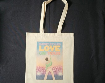 Harry Styles Love On Tour Tote Bag Art Print Poster Painting