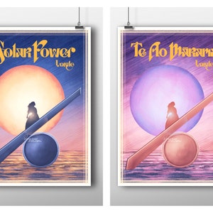 Lorde Solar Power Illustration Art Print Poster
