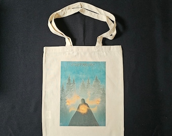 The Eras Tour evermore Tote Bag Taylor Swift Illustration Art Print Poster