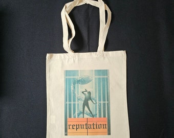 The Eras Tour reputation Tote Bag Taylor Swift Illustration Art Print Poster