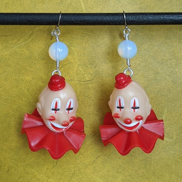 Vintage Clown Earrings