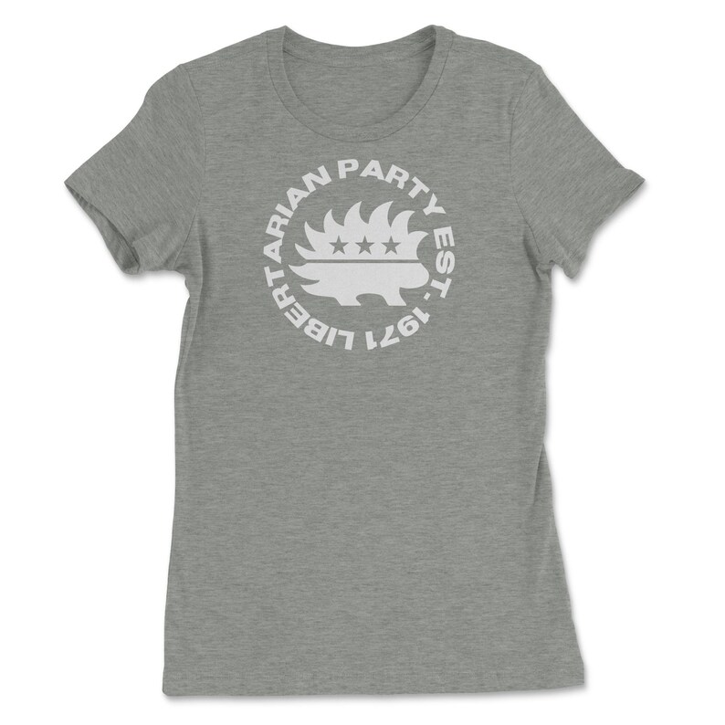 Libertarian Party Established 1971 Libertarian Porcupine Women/'s Tee