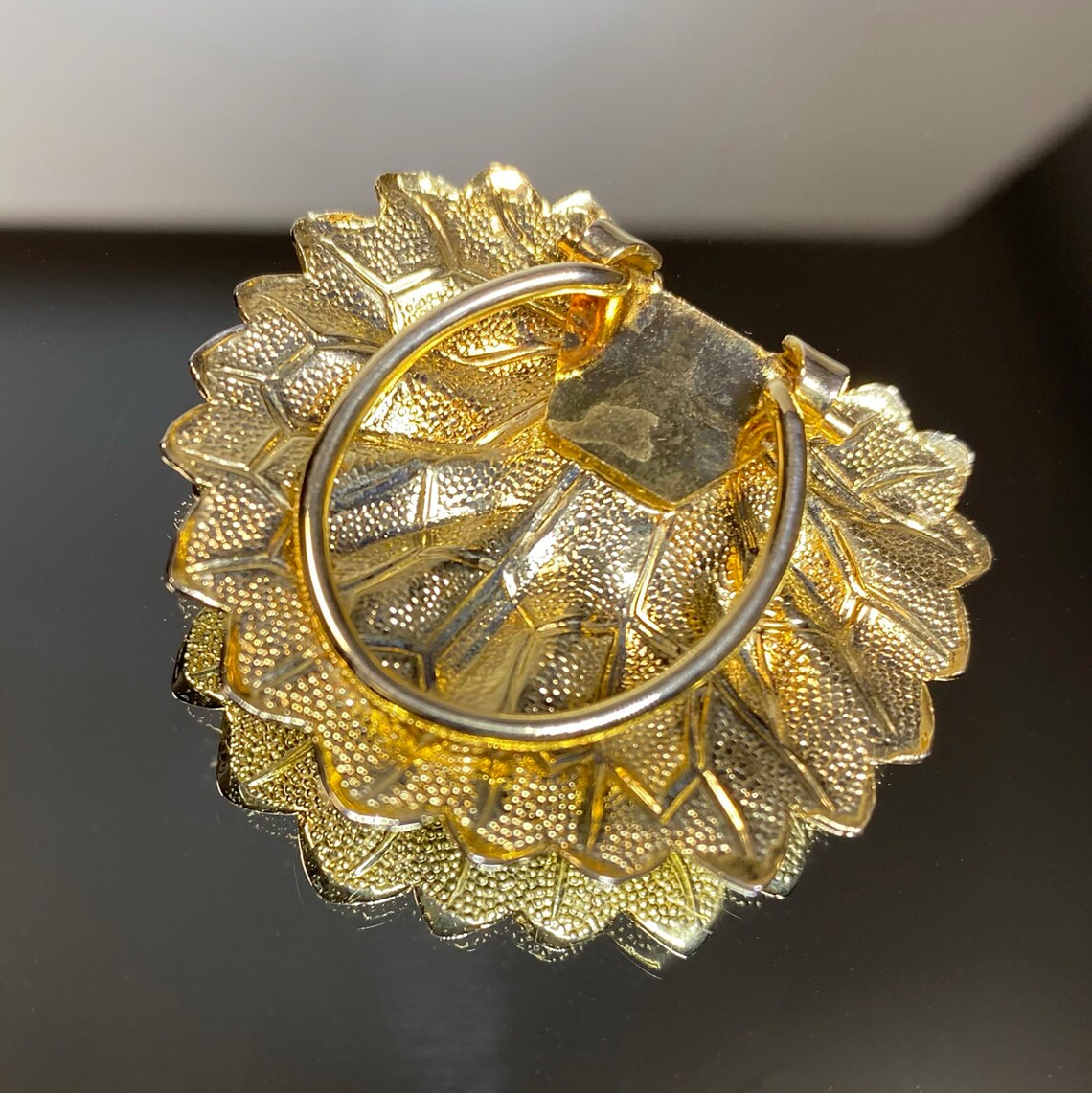 Vintage Scarf Clip Gold Tone Jewelry Clothing Clip Gift for Etsy