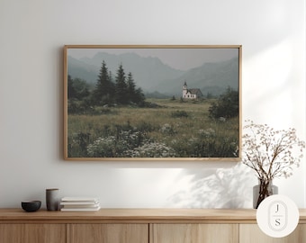 White Church | Unframed and Framed Fine Art Print