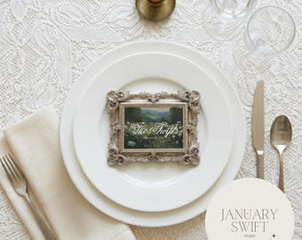 The Garden Collection | Personalized Framed Floral Guest Cards & Favours