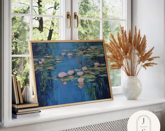 Water Lily Pond | Unframed and Framed Fine Art Print