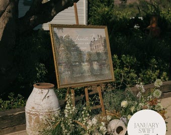 Warwick Castle Seating Chart Artwork Sign | Unframed and Framed Print, Canvas & Foamboard