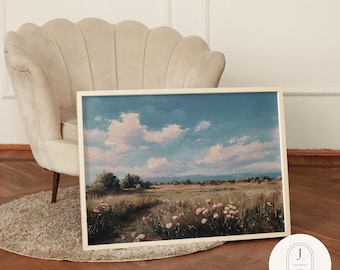 Flowering Fields | Unframed and Framed Fine Art Print