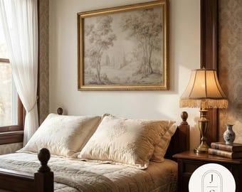 Sepia Treescape | Unframed and Framed Fine Art Print