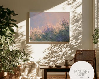 Lilac Wind | Kunstprint en canvas, zowel oningelijst als ingelijst.