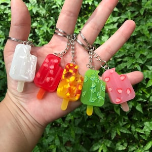 Popsicle keychain / llaveros de paleta