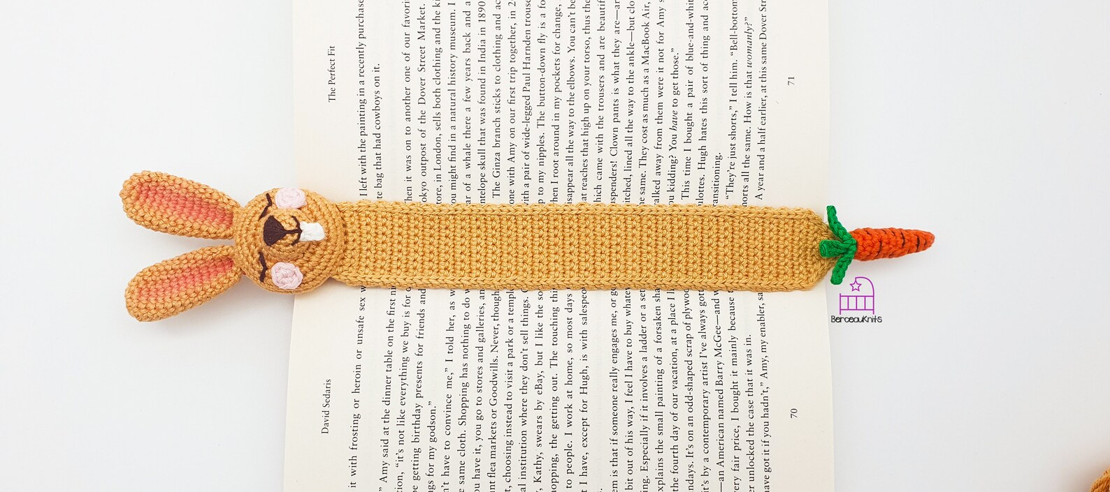Crochet Remy CROCHET PATTERN Remy the Rabbit Bookmark PDF Pattern, Handmade ...
