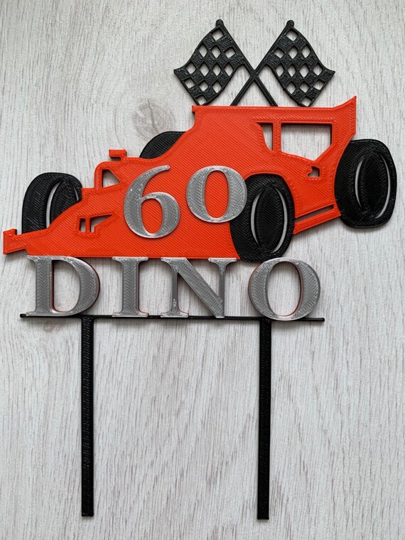 Topper Gateau Personnalise Formule Un F1 Formule 1 Etsy