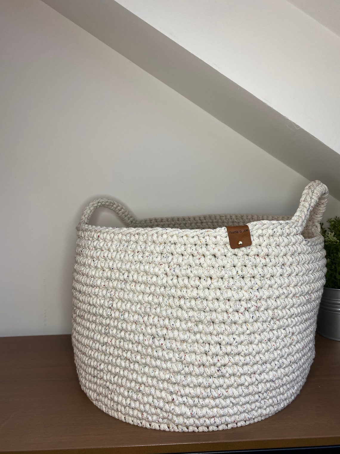 Extra Large Crochet Storage Basket Etsy