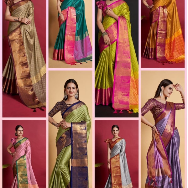 New Indian Bollywood Traditional Exclusive Saree With Unstitched Blouse, Heavy Fancy Beautiful Wedding function Party Wear Ethnic Sari