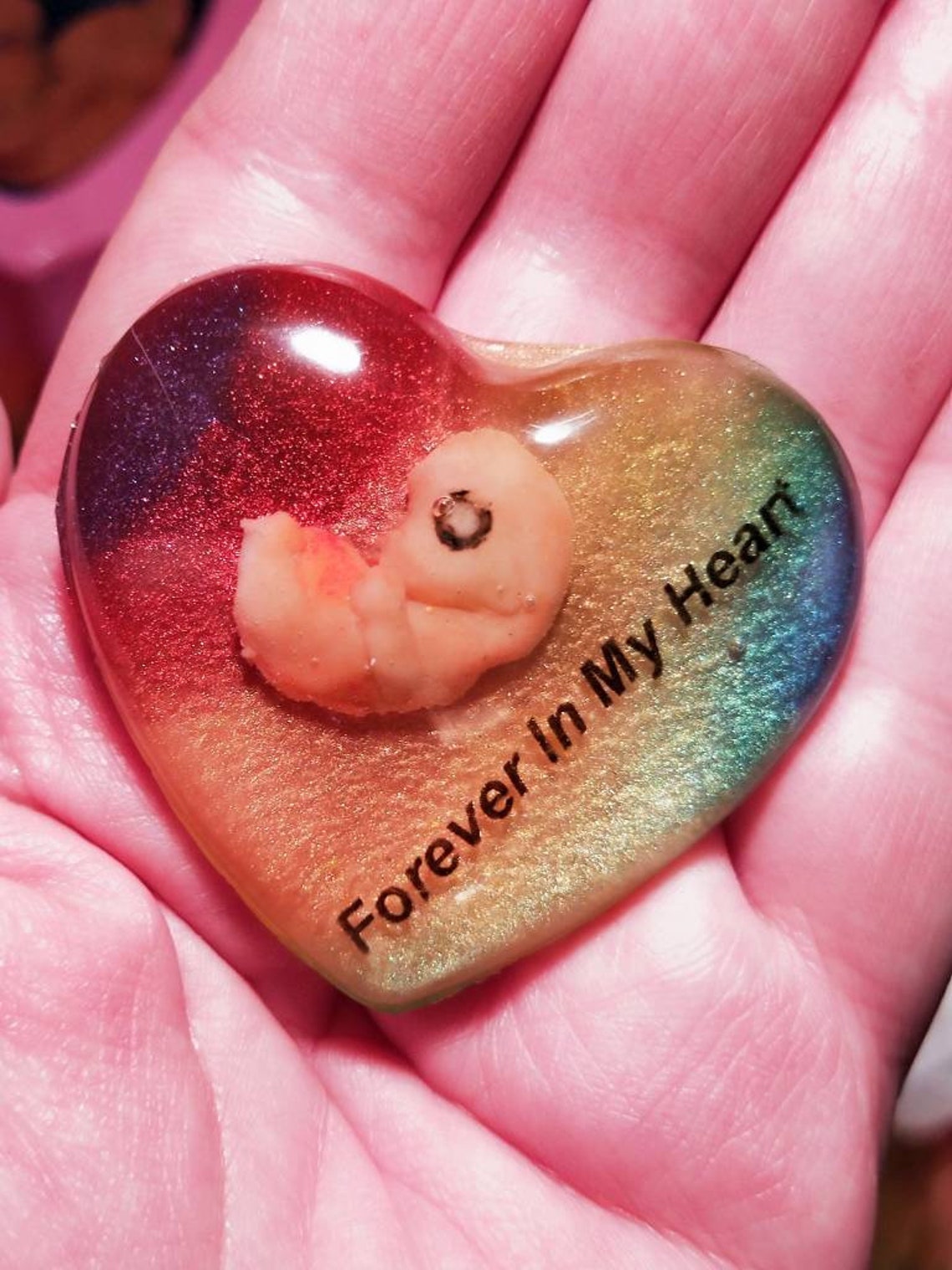 Custom Made Pregnancy Loss/ Miscarriage Memorial Piece 8 Weeks Etsy