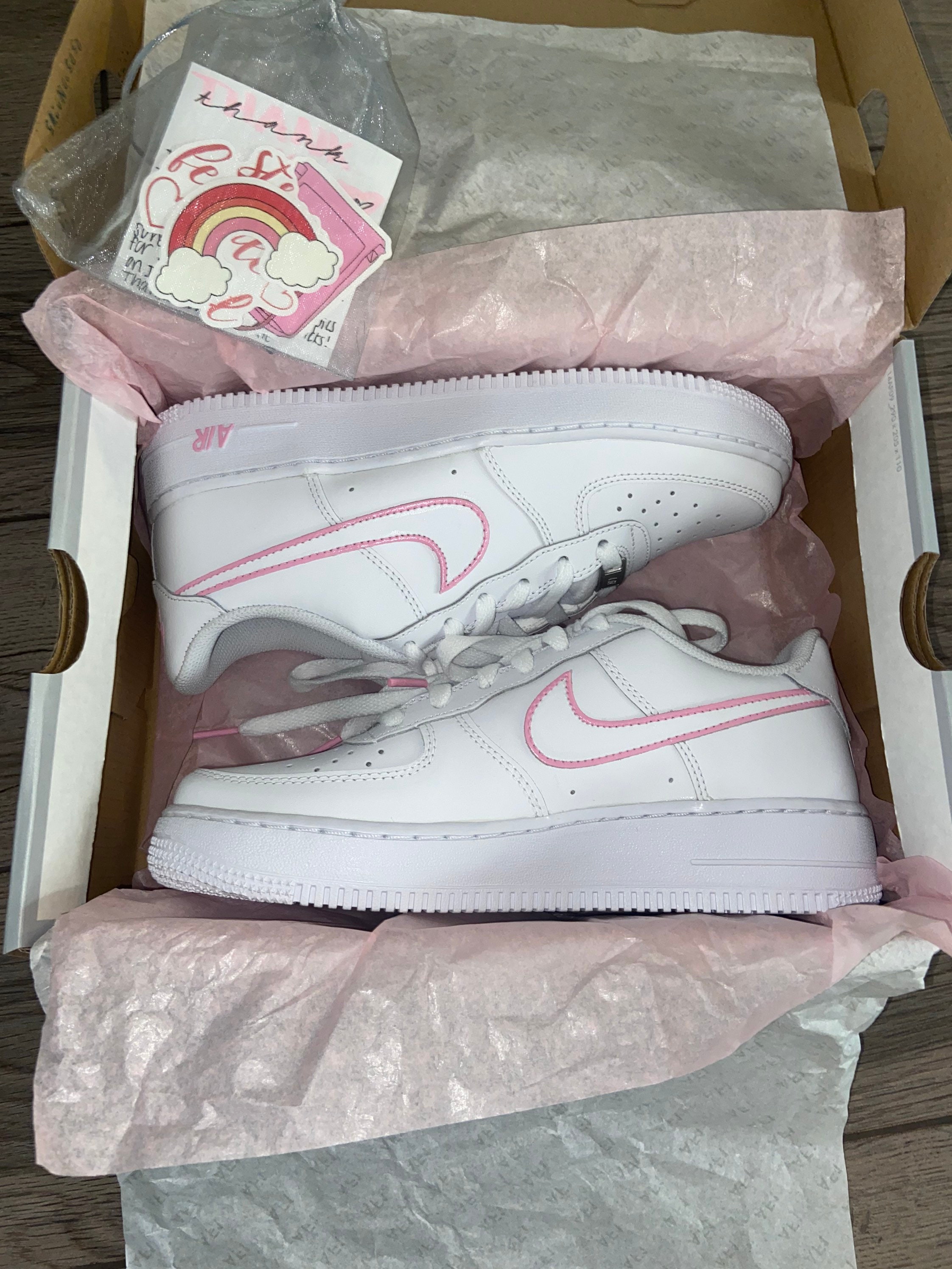 Pastel purple custom air forces | Etsy