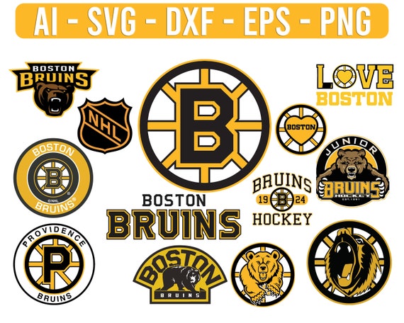 Boston Bruins Svg Nhl Sports Logo Hockey Cut File For Cricut Etsy