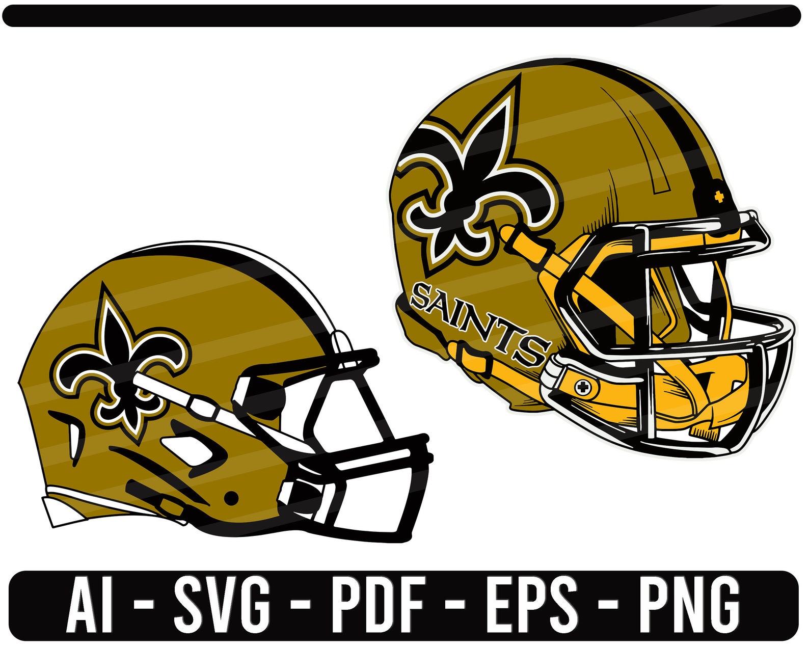 New Orleans Saints Helmet SVG NFL sports Logo Football cut Etsy