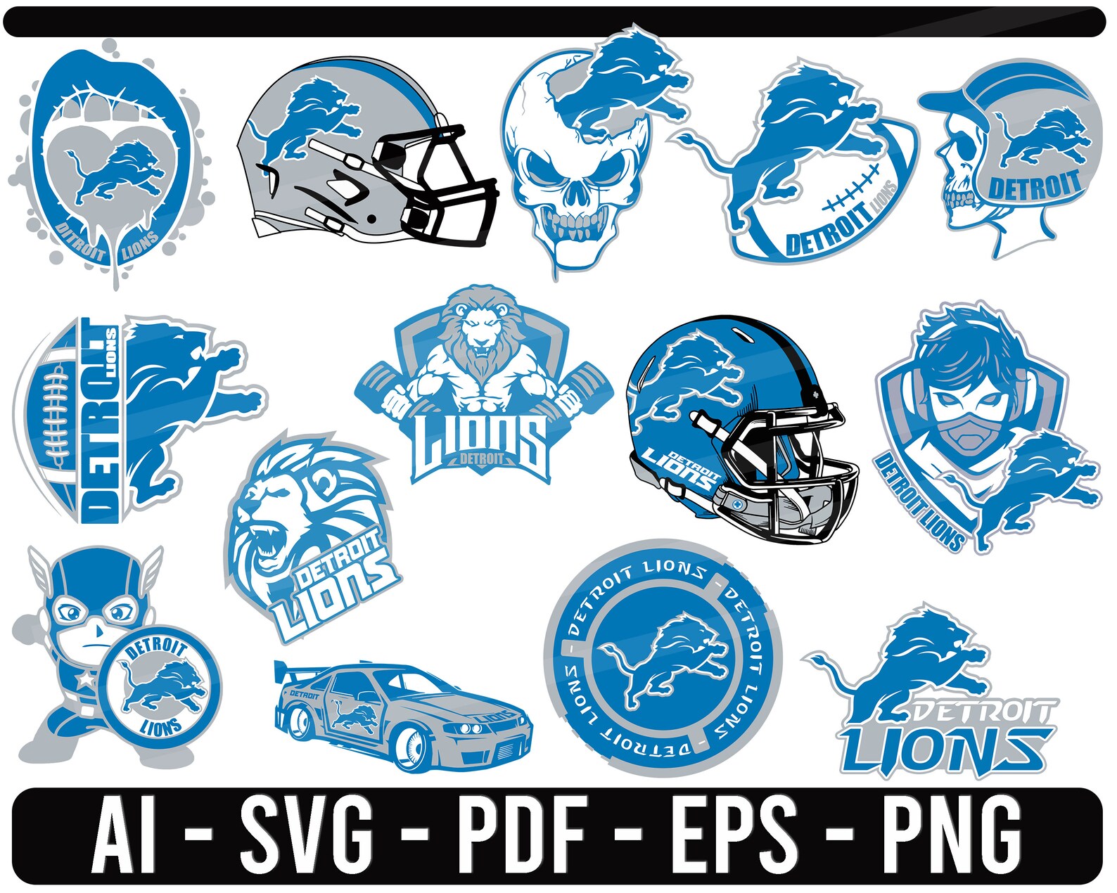 Free Free 98 Detroit Lions Logo Svg SVG PNG EPS DXF File