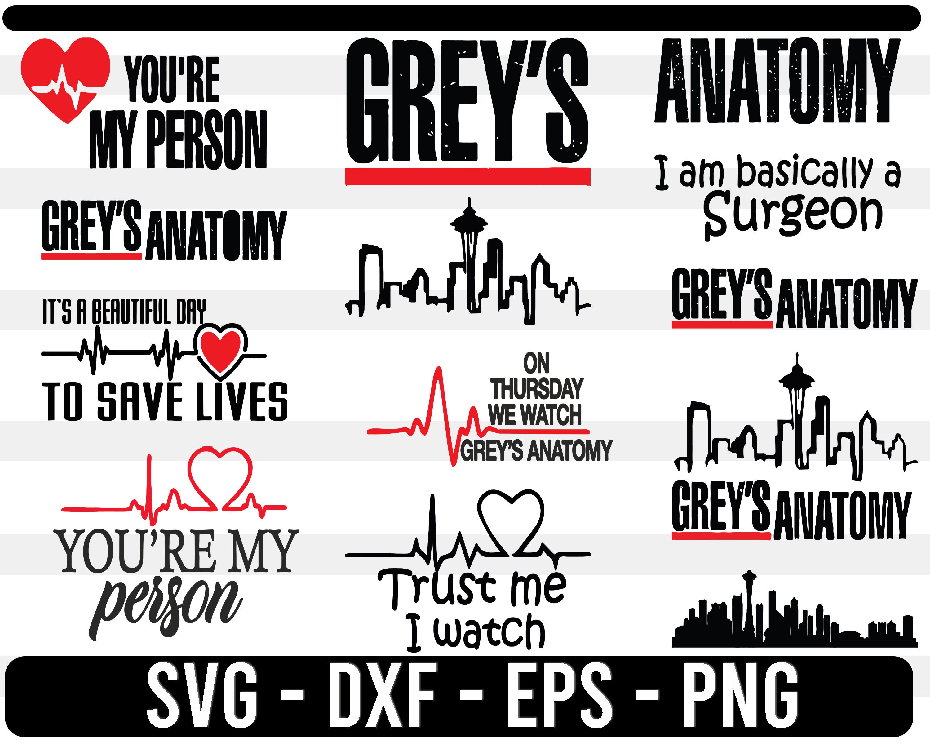 Download Greys Anatomy Svg Grey S Anatomy Tv Show Hospital Save Etsy