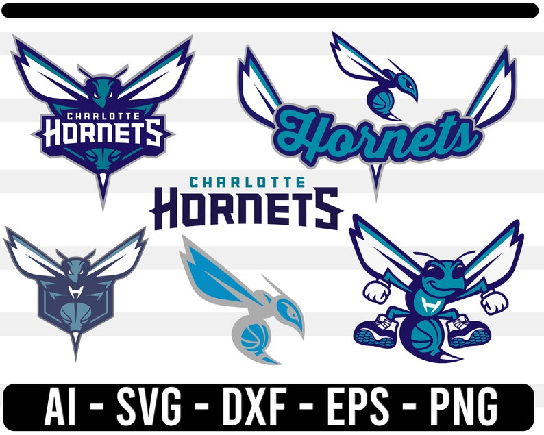 Download Charlotte Hornets SVG NBA sports Logo Basketball cut file ...