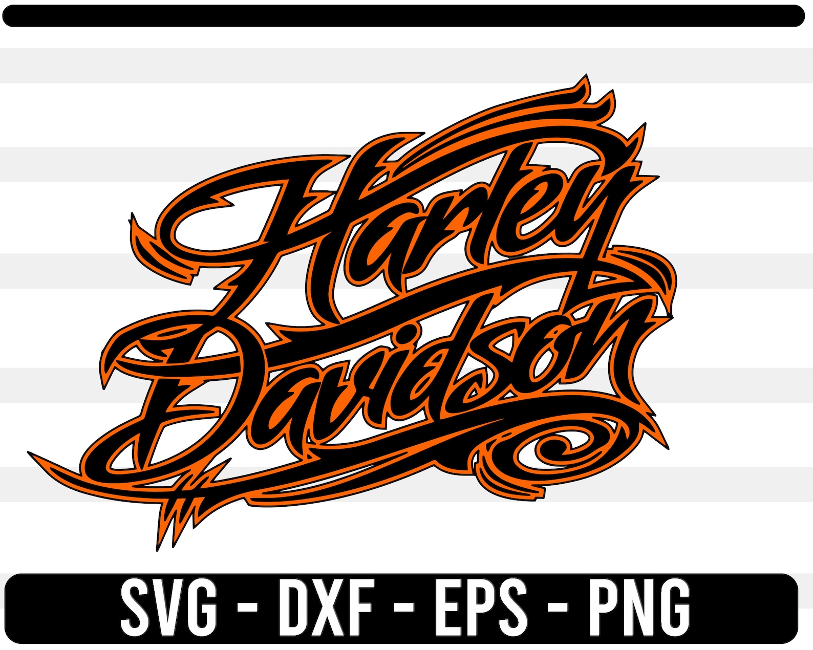 Harley Davidson SVG PNG eps dxf Motorcycle Motors Logo Vector afbeelding 1.
