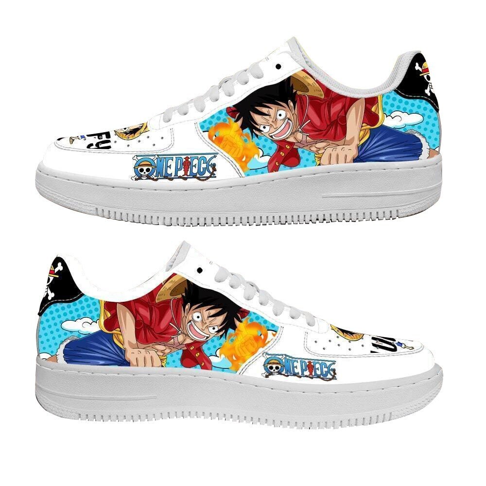 Nike Air Force 1 x One Piece anime sneakers 🏴‍☠️ Dm to order