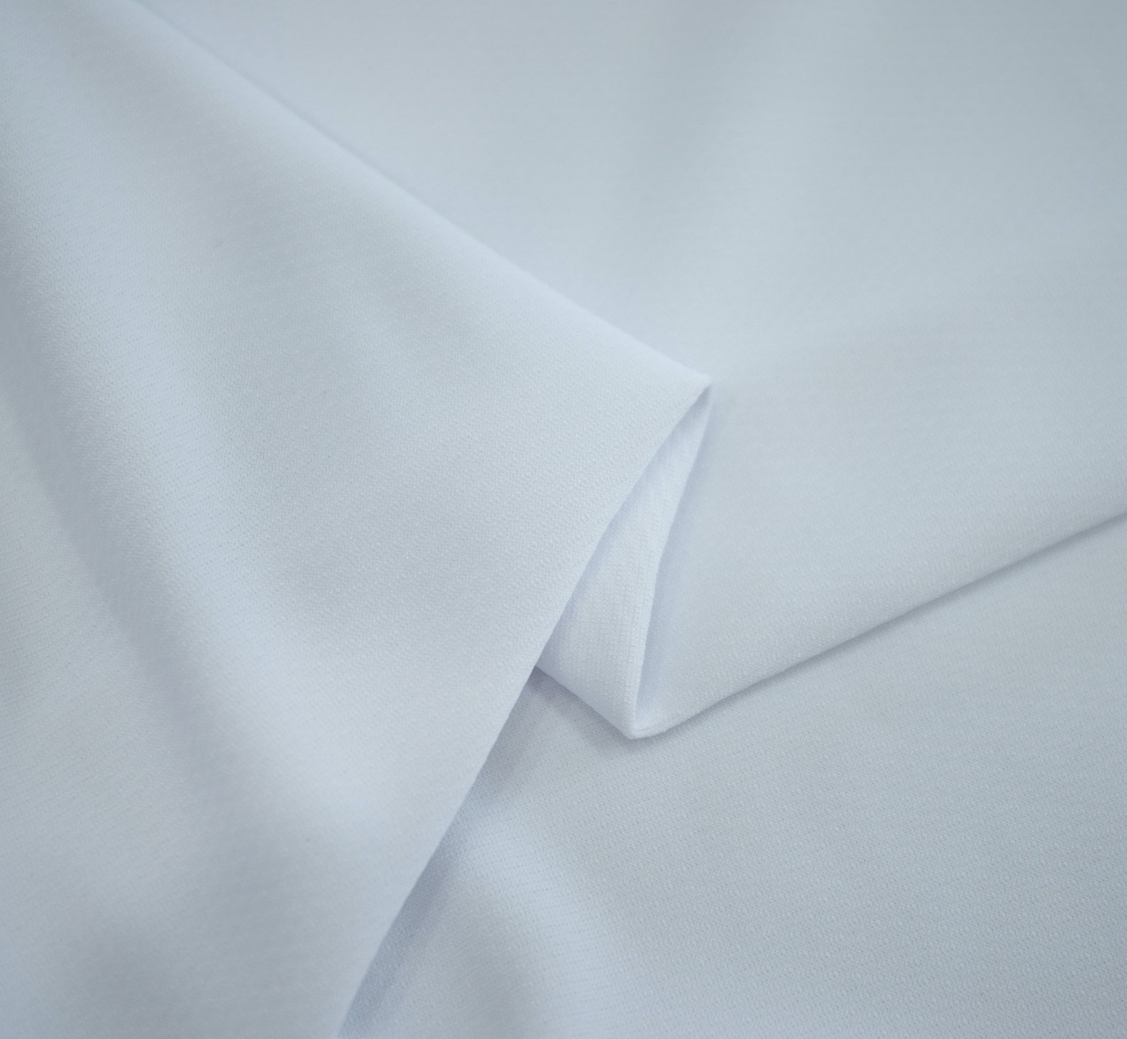 100% Polyester Birdseye/Mock Mesh Sports Athletic White Knit | Etsy