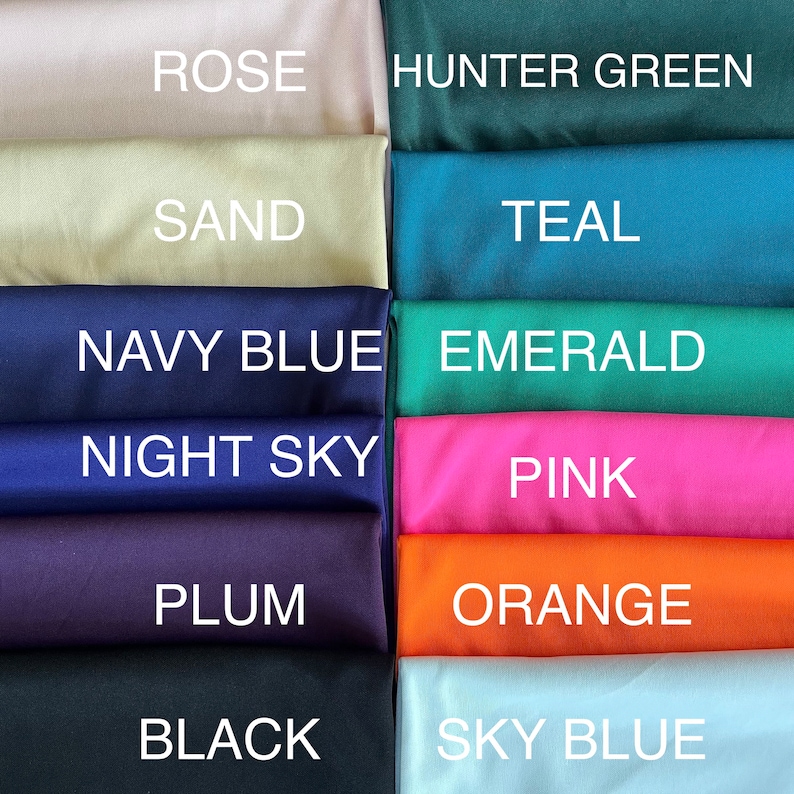 Interlock Fabric Lightweight Polyester Knit Lining Stretch Etsy