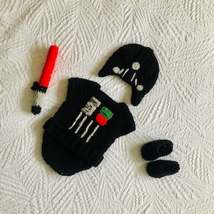 Darth Vader baby costume