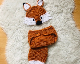 Fox Photo Shoot Costume for Baby 0-24 Months