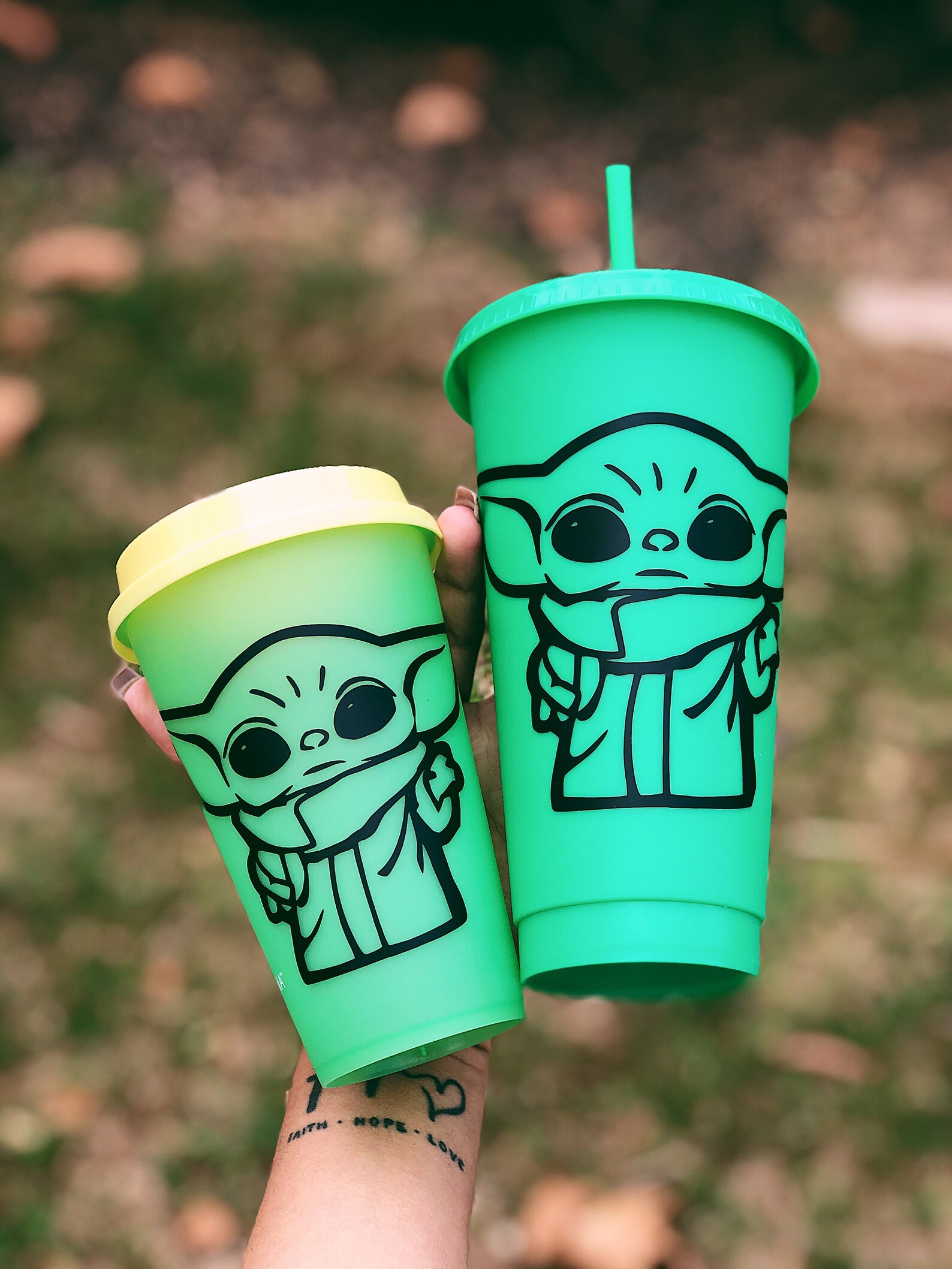 Baby Yoda Color Changing Cup Reusable Cup Star Wars Vinyl | Etsy