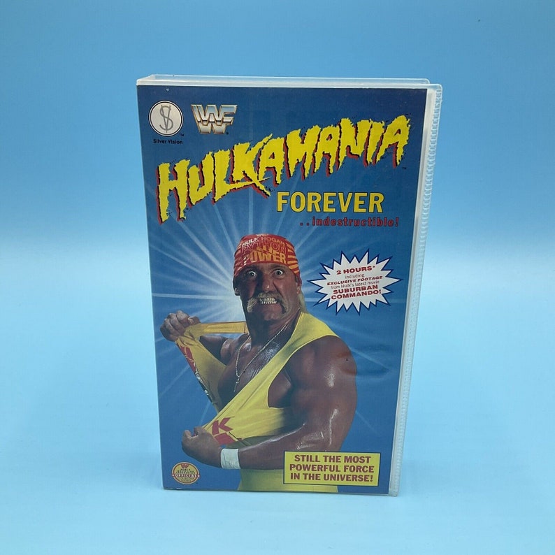 WWF Hulkamania Forever VHS Video Tape WWE Hulk Hogan Silver Vision - Etsy