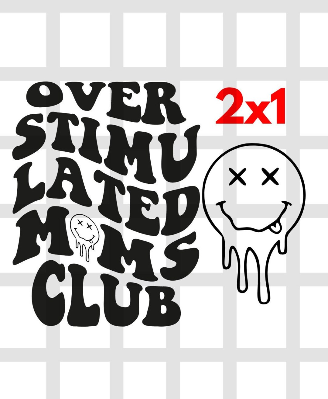 Overstimulated Moms Club SVG Overstimulated Svg - Etsy Hong Kong