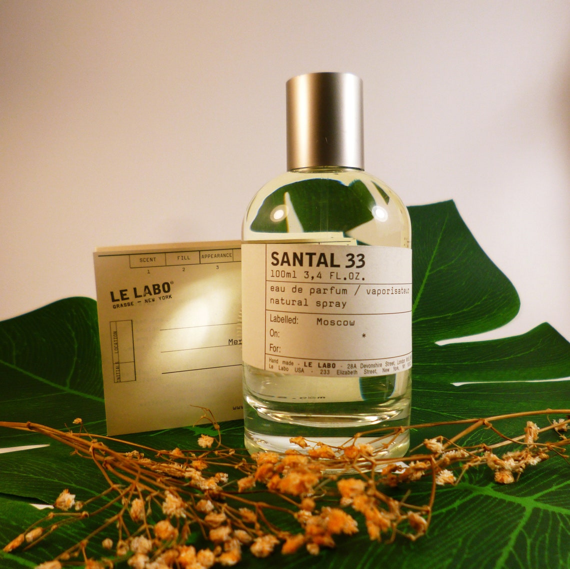 Le Labo Santal 33 Eau De Parfum 100 Ml 3.4 Fl.oz. | Etsy