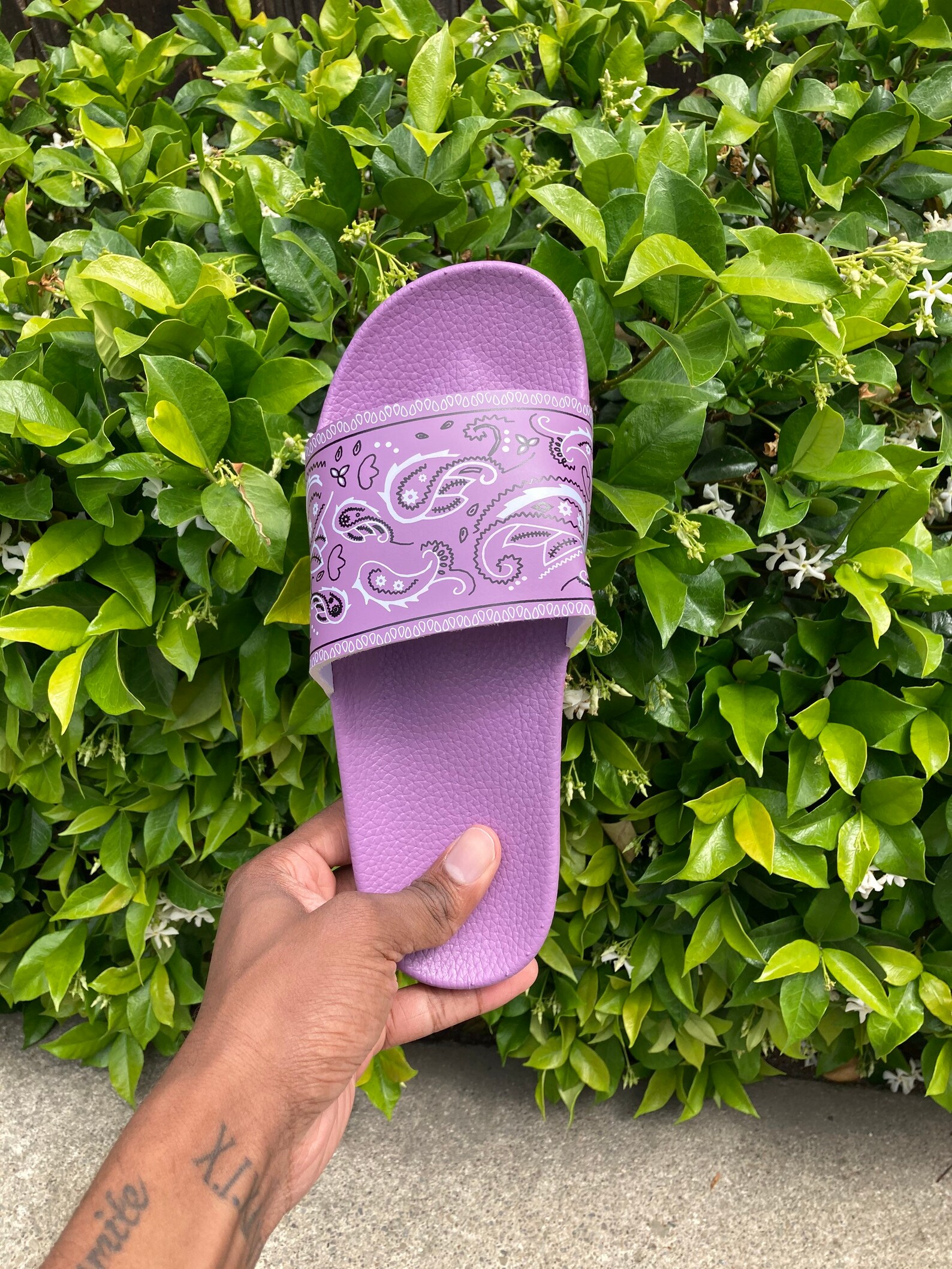 Bandana Slides Bandana Slides for Women Paisley Crip Etsy