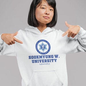 Sookmyung Women&#39;s University Unisex Hoodie - Seoul, Korea College Sweatshirt