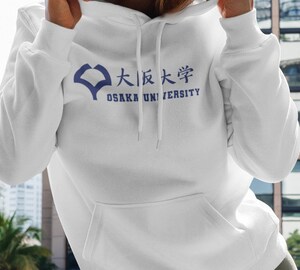 Sweatshirt Osaka Japan – Style Université Vintage Bleu Marine – Homme, Femme, Enfant – Cadeau Souvenir Japon