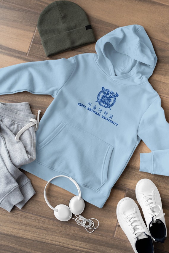 Seoul National University Unisex Hoodie Seoul, Korea College Sweatshirt 