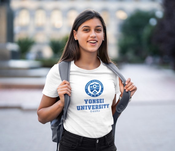 Yonsei University Unisex Shirt Seoul Korea College Tee Etsy