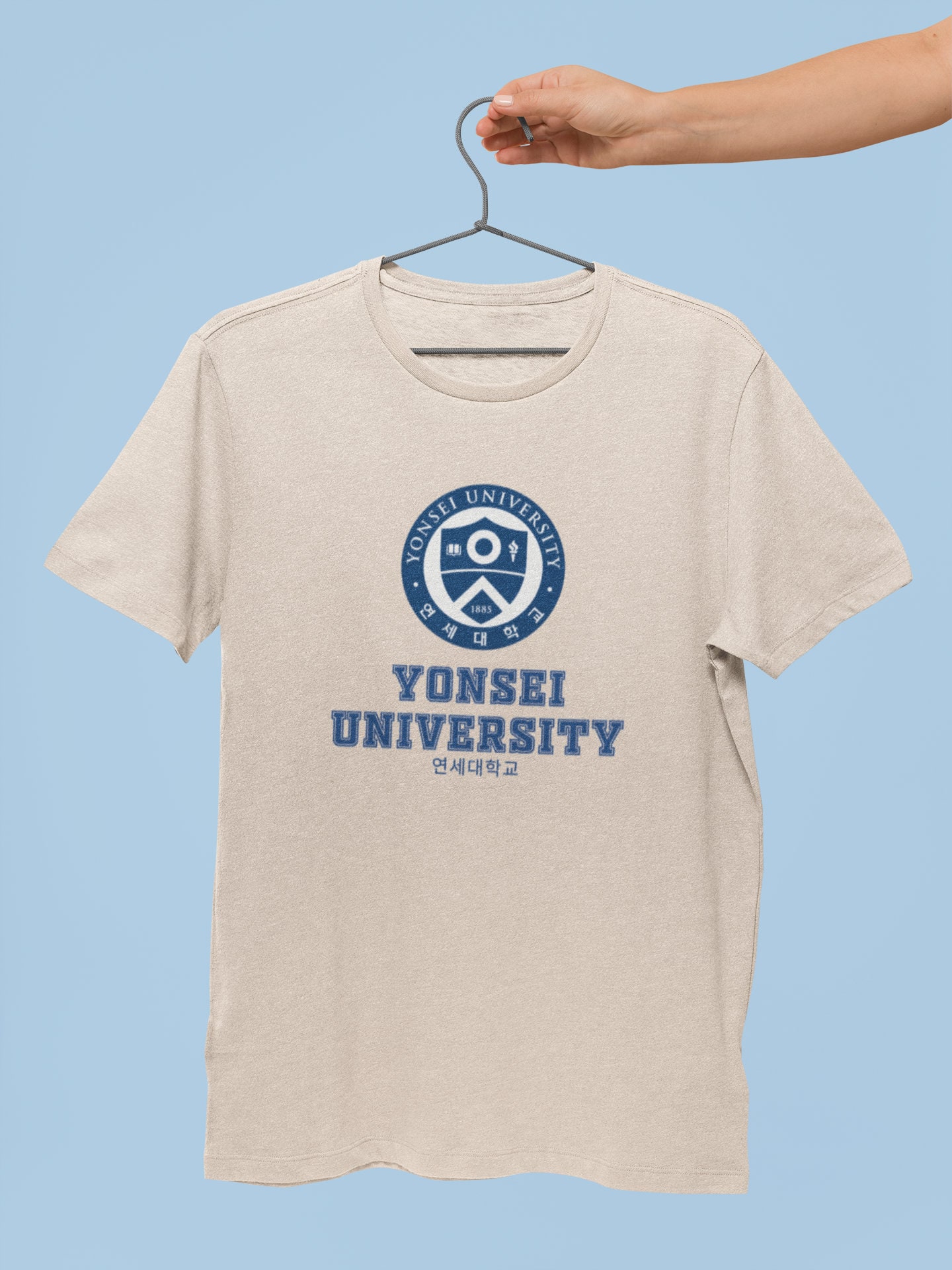 [UNALLOYED] 韓国☆ユニセックス☆MUSHROOM T SHIRT 延世大学ユニセックスシャツ - ソウル、韓国カレッジTシャツ
