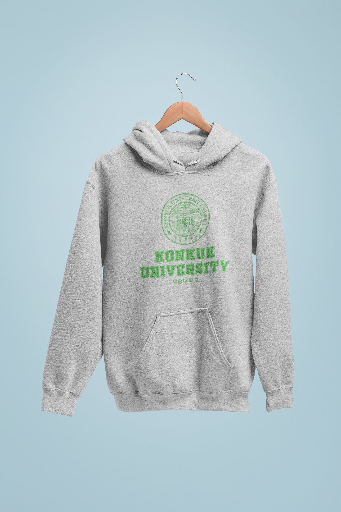 ★ 韓国の大人気★【HIDDEN BEHIND】HB UNIVERSITY SWEATSHIRT Jeonbuk National University Unisex Hoodie - Jeonju, Korea