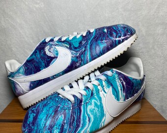 blue bandana cortez shoes