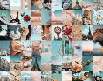Wall Collage Kit Mood Board Aesthetic Vsco By Lunawallcollagekit wall collage kit mood board aesthetic