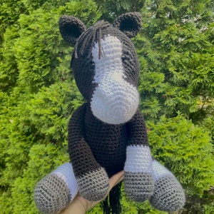 Crochet Horse, Stuffed Horse, Custom Crochet Horse, Custom Horse Plush, Crochet Pony, Horse Pony Toy, Hand Crocheted Pony