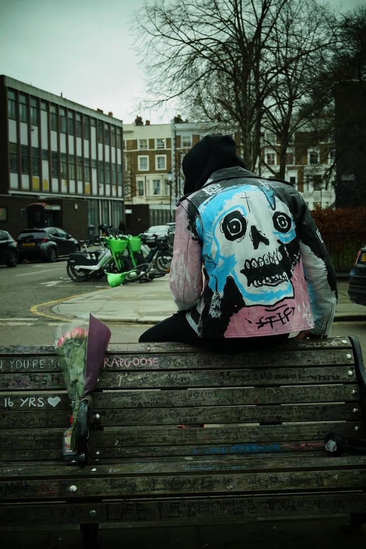 Lil peep never say die jacket